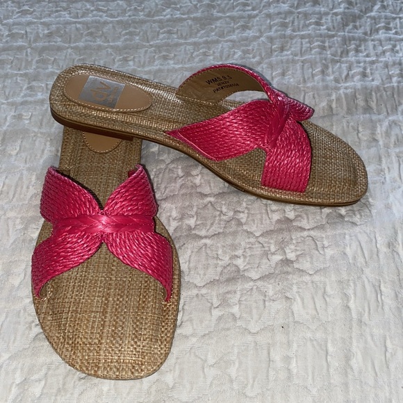 Dolce Vita Jenzy Raffia woman’s flats sandals 9.5  NWOT - Picture 6 of 11